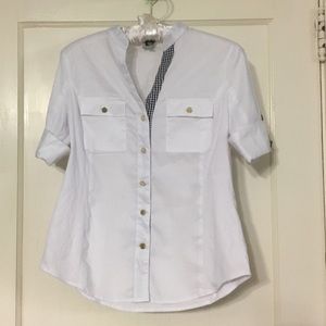 Anne Klein Button Down Top
